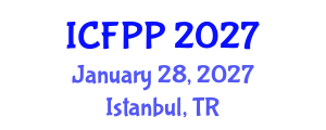 International Conference on Feminism and Political Philosophy (ICFPP) January 28, 2027 - Istanbul, Turkey International Conference on Feminism and Political Philosophy (ICFPP) January 28, 2027 - Istanbul, Turkey