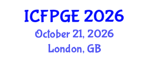 International Conference on Feminist Politics and Gender Equality (ICFPGE) October 21, 2026 - London, United Kingdom