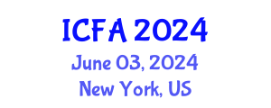 International Conference on Finance and Accounting (ICFA) June 03, 2024 - New York, United States