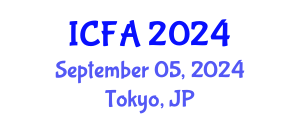 International Conference on Finance and Accounting (ICFA) September 05, 2024 - Tokyo, Japan