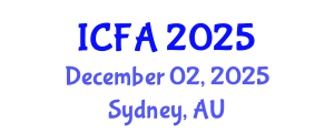 International Conference on Finance and Accounting (ICFA) December 02, 2025 - Sydney, Australia