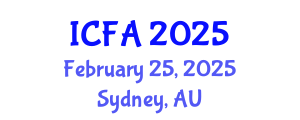 International Conference on Finance and Accounting (ICFA) February 25, 2025 - Sydney, Australia