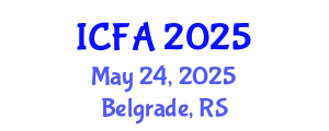 International Conference on Finance and Accounting (ICFA) May 24, 2025 - Belgrade, Serbia