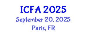 International Conference on Finance and Accounting (ICFA) September 20, 2025 - Paris, France