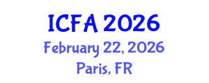 International Conference on Finance and Accounting (ICFA) February 22, 2026 - Paris, France