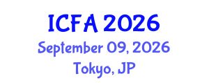 International Conference on Finance and Accounting (ICFA) September 09, 2026 - Tokyo, Japan