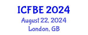 International Conference on Finance and Business Economics (ICFBE) August 22, 2024 - London, United Kingdom