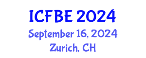 International Conference on Finance and Business Economics (ICFBE) September 16, 2024 - Zurich, Switzerland