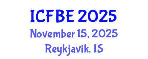 International Conference on Finance and Business Economics (ICFBE) November 15, 2025 - Reykjavik, Iceland