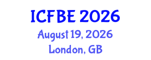 International Conference on Finance and Business Economics (ICFBE) August 19, 2026 - London, United Kingdom