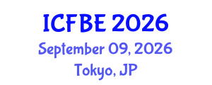 International Conference on Finance and Business Economics (ICFBE) September 09, 2026 - Tokyo, Japan