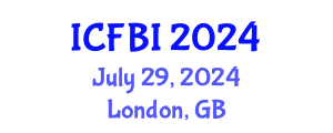 International Conference on Finance, Banking and Insurance (ICFBI) July 29, 2024 - London, United Kingdom