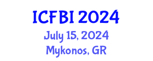 International Conference on Finance, Banking and Insurance (ICFBI) July 15, 2024 - Mykonos, Greece
