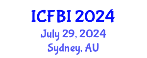 International Conference on Finance, Banking and Insurance (ICFBI) July 29, 2024 - Sydney, Australia