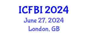 International Conference on Finance, Banking and Insurance (ICFBI) June 27, 2024 - London, United Kingdom