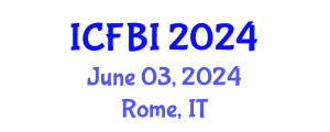 International Conference on Finance, Banking and Insurance (ICFBI) June 03, 2024 - Rome, Italy