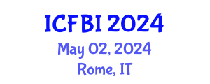 International Conference on Finance, Banking and Insurance (ICFBI) May 02, 2024 - Rome, Italy