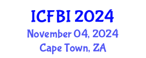 International Conference on Finance, Banking and Insurance (ICFBI) November 04, 2024 - Cape Town, South Africa