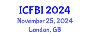 International Conference on Finance, Banking and Insurance (ICFBI) November 25, 2024 - London, United Kingdom