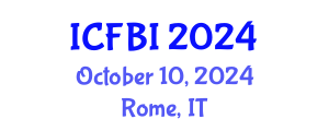 International Conference on Finance, Banking and Insurance (ICFBI) October 10, 2024 - Rome, Italy