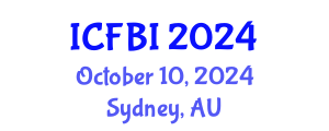 International Conference on Finance, Banking and Insurance (ICFBI) October 10, 2024 - Sydney, Australia