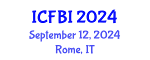 International Conference on Finance, Banking and Insurance (ICFBI) September 12, 2024 - Rome, Italy