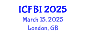 International Conference on Finance, Banking and Insurance (ICFBI) March 15, 2025 - London, United Kingdom