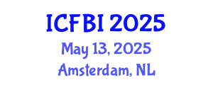 International Conference on Finance, Banking and Insurance (ICFBI) May 13, 2025 - Amsterdam, Netherlands