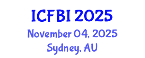 International Conference on Finance, Banking and Insurance (ICFBI) November 04, 2025 - Sydney, Australia
