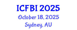 International Conference on Finance, Banking and Insurance (ICFBI) October 18, 2025 - Sydney, Australia