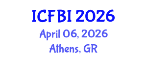 International Conference on Finance, Banking and Insurance (ICFBI) April 06, 2026 - Athens, Greece International Conference on Finance, Banking and Insurance (ICFBI) April 06, 2026 - Athens, Greece
