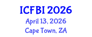 International Conference on Finance, Banking and Insurance (ICFBI) April 13, 2026 - Cape Town, South Africa International Conference on Finance, Banking and Insurance (ICFBI) April 13, 2026 - Cape Town, South Africa