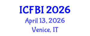 International Conference on Finance, Banking and Insurance (ICFBI) April 13, 2026 - Venice, Italy International Conference on Finance, Banking and Insurance (ICFBI) April 13, 2026 - Venice, Italy