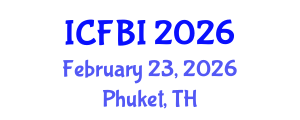 International Conference on Finance, Banking and Insurance (ICFBI) February 23, 2026 - Phuket, Thailand International Conference on Finance, Banking and Insurance (ICFBI) February 23, 2026 - Phuket, Thailand