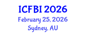 International Conference on Finance, Banking and Insurance (ICFBI) February 25, 2026 - Sydney, Australia