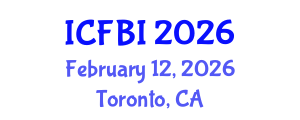 International Conference on Finance, Banking and Insurance (ICFBI) February 12, 2026 - Toronto, Canada International Conference on Finance, Banking and Insurance (ICFBI) February 12, 2026 - Toronto, Canada