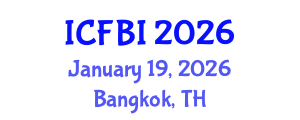 International Conference on Finance, Banking and Insurance (ICFBI) January 19, 2026 - Bangkok, Thailand International Conference on Finance, Banking and Insurance (ICFBI) January 19, 2026 - Bangkok, Thailand