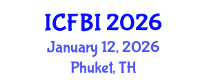 International Conference on Finance, Banking and Insurance (ICFBI) January 12, 2026 - Phuket, Thailand International Conference on Finance, Banking and Insurance (ICFBI) January 12, 2026 - Phuket, Thailand
