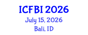 International Conference on Finance, Banking and Insurance (ICFBI) July 15, 2026 - Bali, Indonesia International Conference on Finance, Banking and Insurance (ICFBI) July 15, 2026 - Bali, Indonesia