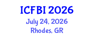 International Conference on Finance, Banking and Insurance (ICFBI) July 24, 2026 - Rhodes, Greece International Conference on Finance, Banking and Insurance (ICFBI) July 24, 2026 - Rhodes, Greece
