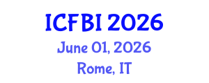 International Conference on Finance, Banking and Insurance (ICFBI) June 01, 2026 - Rome, Italy International Conference on Finance, Banking and Insurance (ICFBI) June 01, 2026 - Rome, Italy