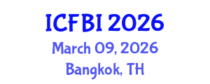 International Conference on Finance, Banking and Insurance (ICFBI) March 09, 2026 - Bangkok, Thailand International Conference on Finance, Banking and Insurance (ICFBI) March 09, 2026 - Bangkok, Thailand