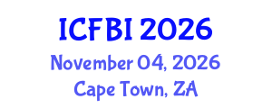 International Conference on Finance, Banking and Insurance (ICFBI) November 04, 2026 - Cape Town, South Africa International Conference on Finance, Banking and Insurance (ICFBI) November 04, 2026 - Cape Town, South Africa