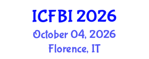 International Conference on Finance, Banking and Insurance (ICFBI) October 04, 2026 - Florence, Italy International Conference on Finance, Banking and Insurance (ICFBI) October 04, 2026 - Florence, Italy