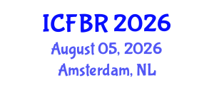 International Conference on Finance, Banking and Regulation (ICFBR) August 05, 2026 - Amsterdam, Netherlands