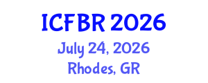 International Conference on Finance, Banking and Regulation (ICFBR) July 24, 2026 - Rhodes, Greece International Conference on Finance, Banking and Regulation (ICFBR) July 24, 2026 - Rhodes, Greece