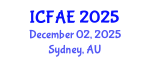 International Conference on Financial and Actuarial Engineering (ICFAE) December 02, 2025 - Sydney, Australia