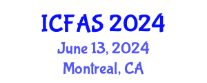 International Conference on Financial and Actuarial Sciences (ICFAS) June 13, 2024 - Montreal, Canada