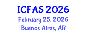 International Conference on Financial and Actuarial Sciences (ICFAS) February 25, 2026 - Buenos Aires, Argentina