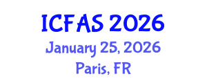 International Conference on Financial and Actuarial Sciences (ICFAS) January 25, 2026 - Paris, France